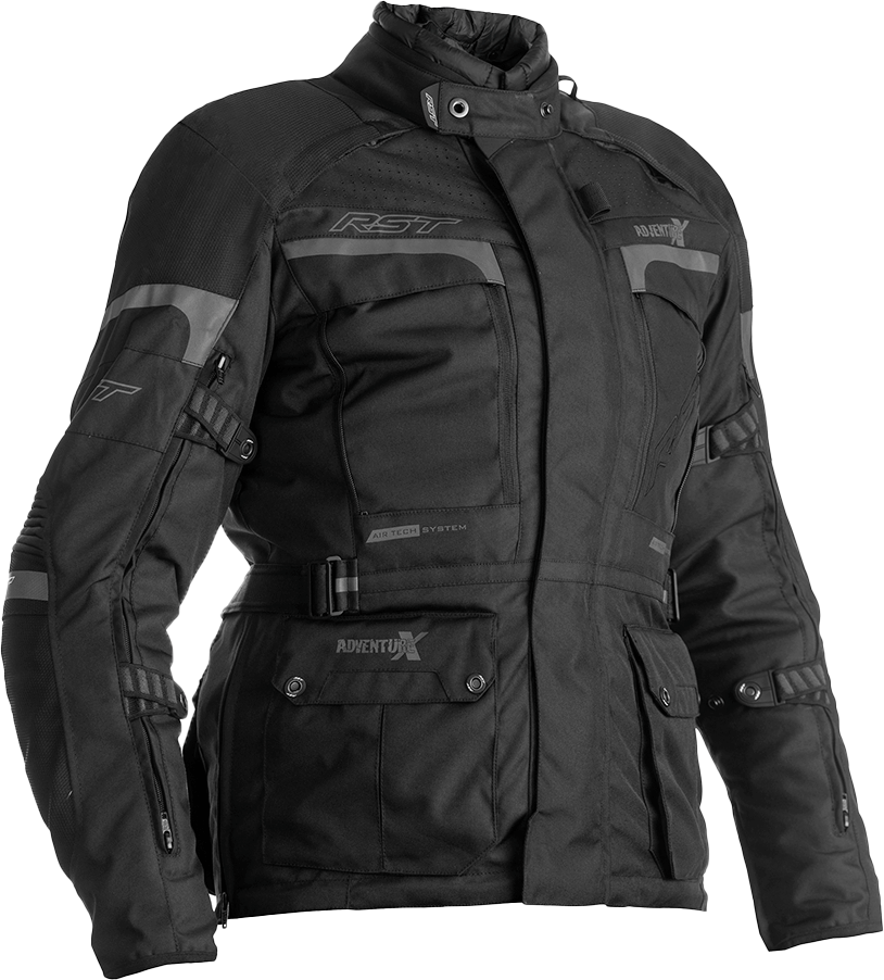LADIES PRO SERIES ADVENTURE-X CE JACKET BLK/BLK TEXTILE