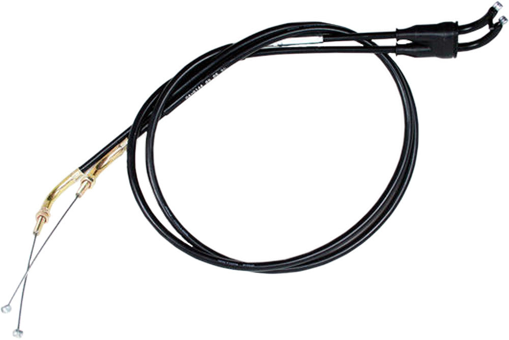 MOTION PRO BLACK VINYL THROTTLE PUSH-PULL CABLE SET
