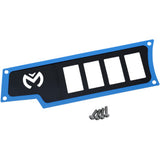 Moose Offroad Dash Plate for RZR Dash Plate - Left - Blue