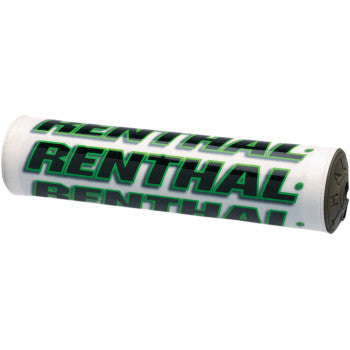 RENTHAL SX Crossbar Pad - 8-1/2" - White/Green