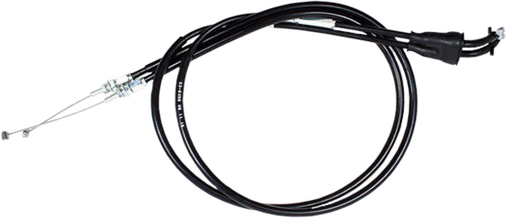 MOTION PRO BLACK VINYL THROTTLE PUSH-PULL CABLE SET