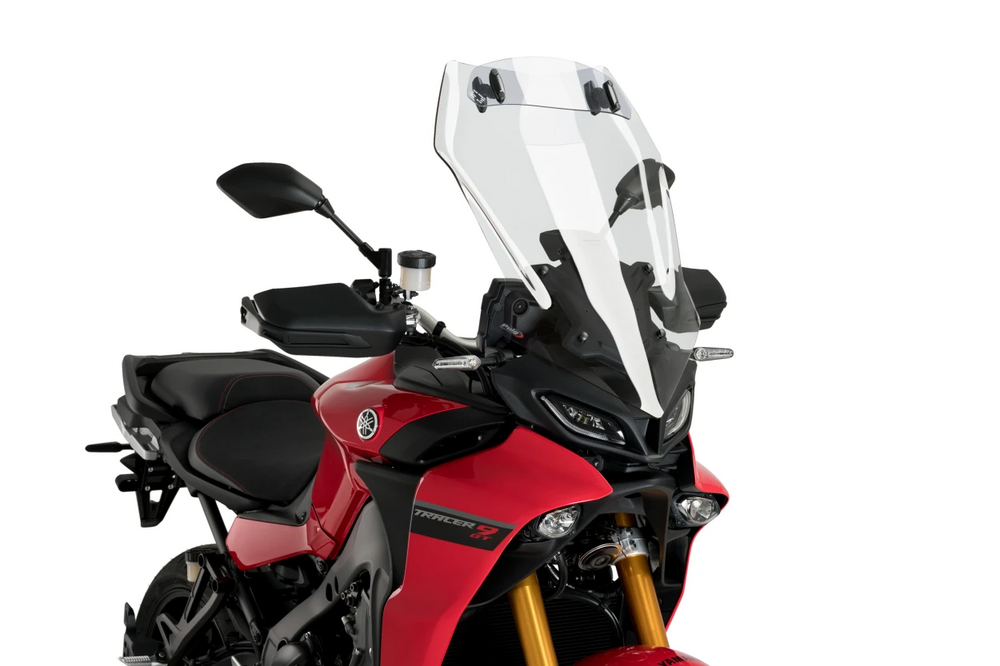 PUIG WINDSCREEN TOUR W/VISOR CLEAR YAM