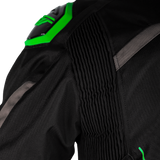 S1 CE JACKET BLK/GRY/NEON GRN TEXTILE