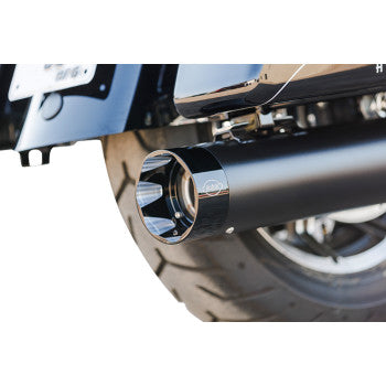 S&S Cycle 2-into-1 Sidewinder Exhaust System - 50-State - Black - M8 Touring