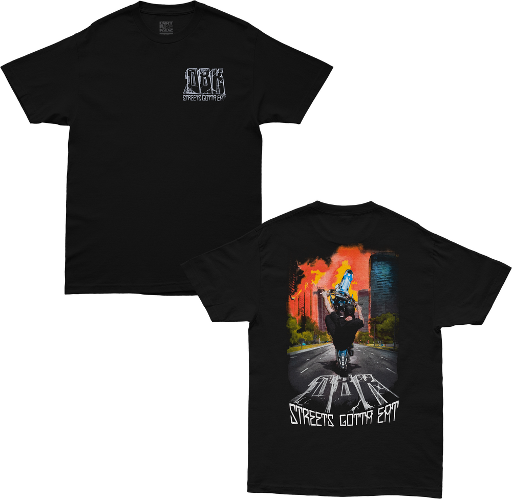 DBK Streets Gotta Eat Black T-Shirt