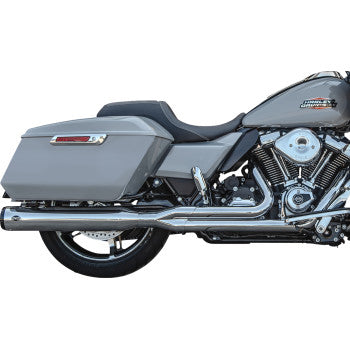S&S Cycle 2-into-1 GNX Exhaust System - Race Only - Chrome - Touring