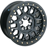 Moose Offroad Wheel - 346X - Beadlock/6 Lug - Front/Rear - Black - 6/5.5 - 15x7 - 5+2