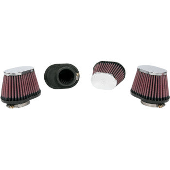 K & N Clamp-On Air Filters - Kawasaki/Suzuki
