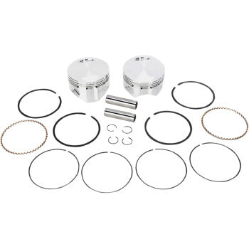 S&S Cycle Piston Kit - For 113" Super Sidewinder® - 4.000" - +0.020"