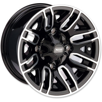 Moose Offroad 112X Wheel - Front - Black - 12x7 - 4/110 - 4+3