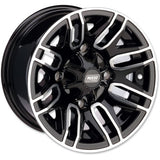 Moose Offroad 112X Wheel - Front - Black - 12x7 - 4/110 - 4+3