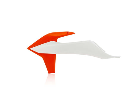 RADIATOR SHROUD WHITE/ORANGE