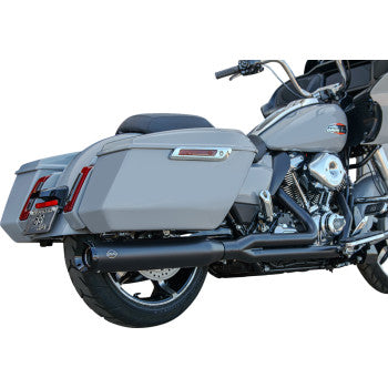 S&S Cycle 2-into-1 GNX Exhaust System - Race Only - Guardian Black - Touring