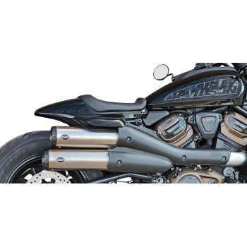 S&S Cycle Grand National Slip-On Mufflers - Stainless Steel - Sportster S