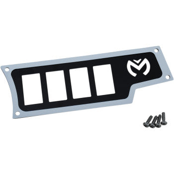 Moose Offroad Dash Plate for RZR Dash Plate - Right - White