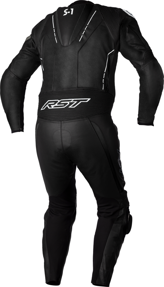 S1 CE SUIT BLK/BLK/WHI LEATHER