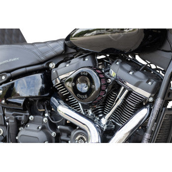 S&S Cycle Mini Teardrop Stealth Air Cleaner Kit - Gloss Black