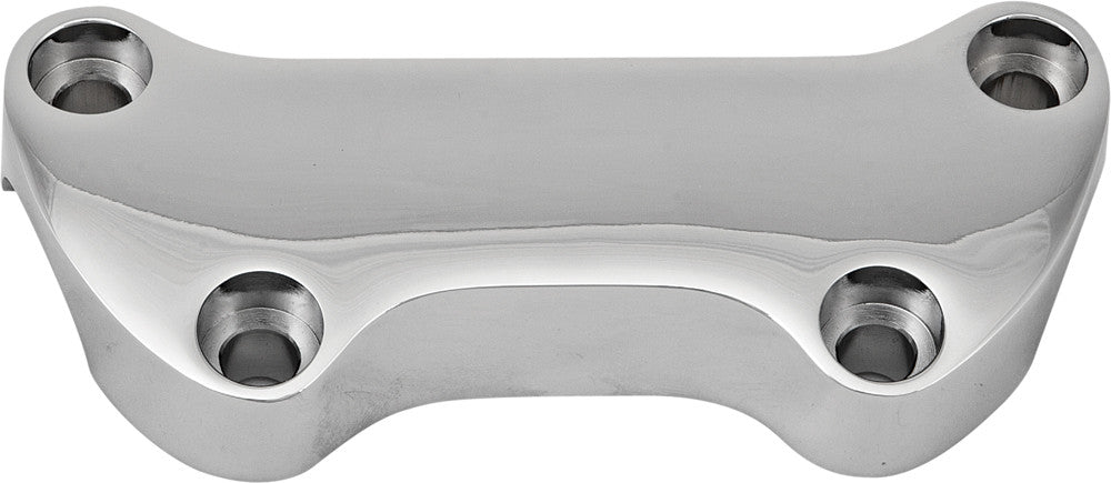 HARDDRIVE H-BAR CLAMP SMOOTH W/O SKIRT CHROME