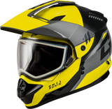 GM-11S RONIN SNOW HELMET YELLOW/SILVER/GREY 2X