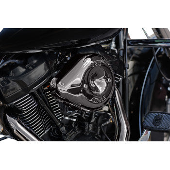 S&S Cycle Stealth Teardrop Air Cleaner Kit - M8 - Lava Chrome
