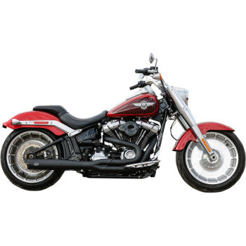 S&S Cycle 2:1 50 State Exhaust for M8 Softail - Black