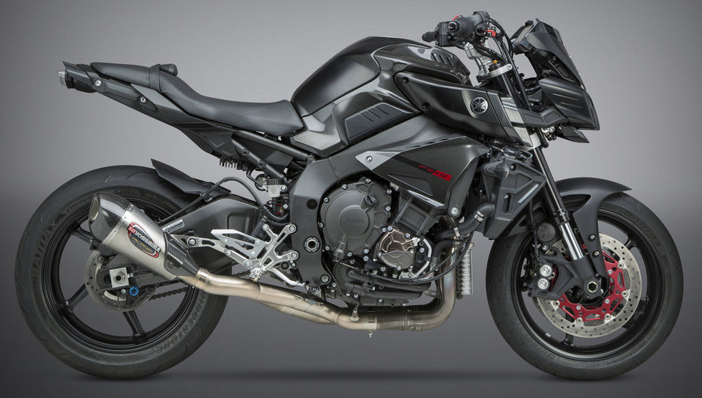 EXHAUST RACE ALPHA-T 3QTR SLIP-ON SS-SS-CF WORKS