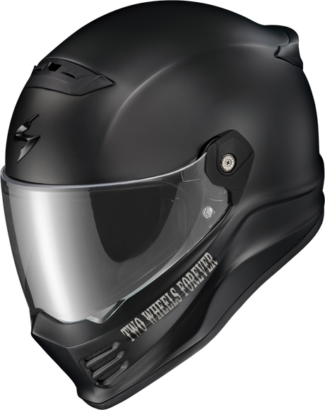 COVERT FX FULL FACE HELMET VTWIN VISIONARY MATTE BLACK