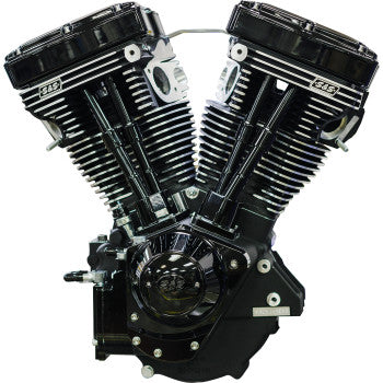 S&S Cycle V124 Long Block Engine - Big Twin | Custom Chasis w/Alternator-Style Primary