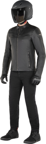 Blacktrack Leather Jacket