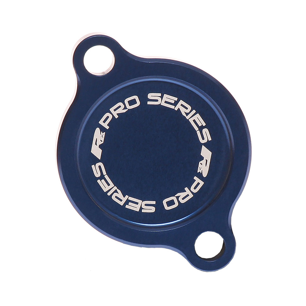 RFX OIL FILTER COVER BLUE KAW