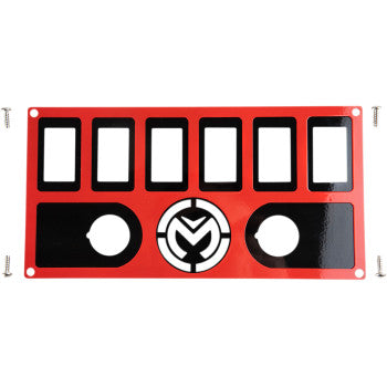 Moose Offroad Dash Plate for Pioneer Dash Plate - Red