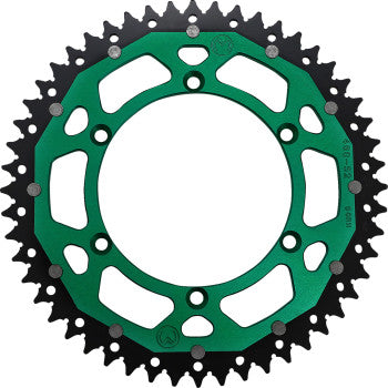 Moose Offroad Dual Sprocket Dual Sprocket - 52 Tooth - Green - Kawasaki/Suzuki