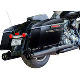 S&S Cycle 4-1/2" MK45 Performance Mufflers - Black with Black Thruster