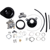S&S Cycle Super E Carburetor with Stealth Air Cleaner Kit - Gloss Black - Evolution Big Twin