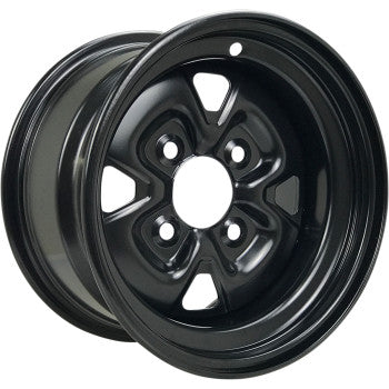 Moose Offroad Steel Wheel Steel Wheel - Black - 12x7 - 4/110 - 5+2
