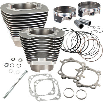 S&S Cycle 117" Big Bore Cylinder Kit - Stone Gray - Twin Cam