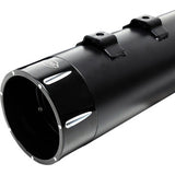 S&S Cycle 4-1/2" MK45 Performance Mufflers - Black with Black Tracer