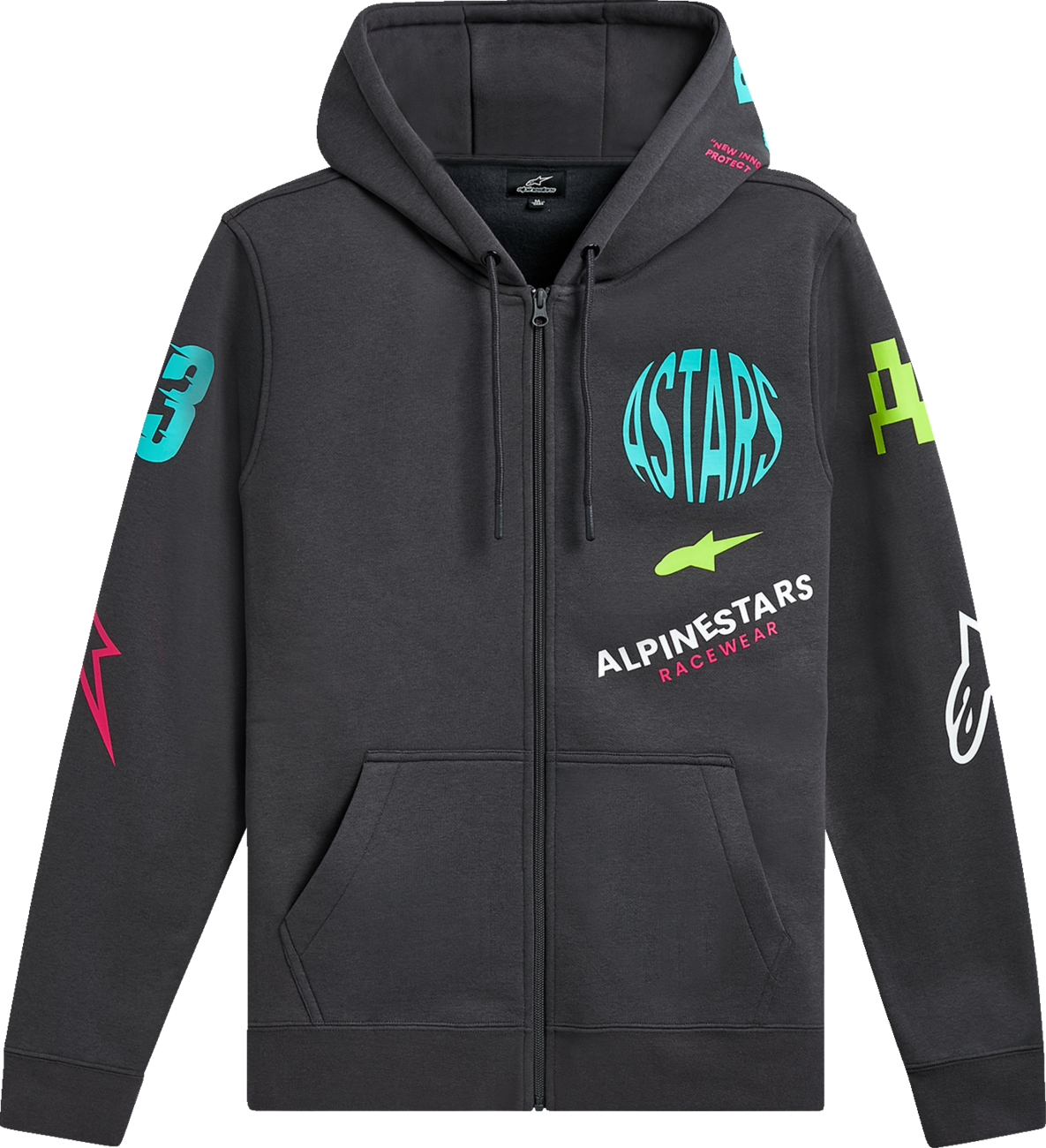 Variegate Zip Hoodie