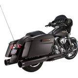 S&S Cycle El Dorado Dual Exhaust - Black - Black Tracer