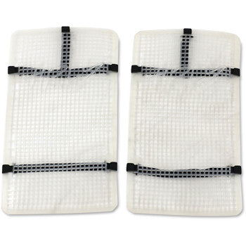 Moose Offroad Radiator Mud Cover Mud Radiator Cover - White - Honda