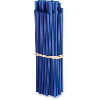 Moose Offroad Spoke Skins - Blue - 21" - 80 Pack