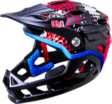 Child Maya Punk Full Face Bicycle Helmet
