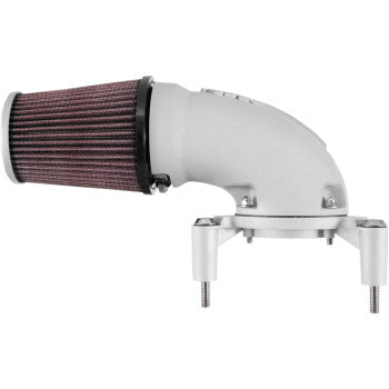 K & N Aircharger® Intake System with Cast Aluminum Intake Tube - Satin Silver