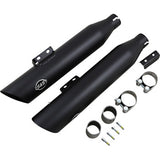 S&S Cycle Slash Cut Mufflers - 50 State - Black