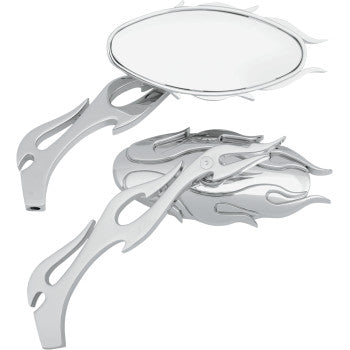 Flame Oval Mirrors
