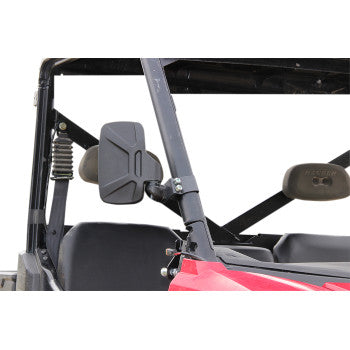 Moose Offroad Roll Cage Mirror Mirrors - Side View - Rectangle - Black