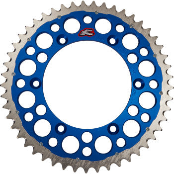 RENTHAL Twinring™ Rear Sprocket - 49 Tooth - Blue - Yamaha