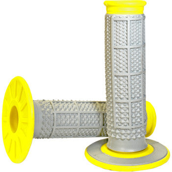 RENTHAL Tapered Dual-Compound Grips - Yellow