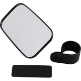 Moose Offroad UTV Inside/Outside Rear View Mirror Mirror - Rear View - Rectangle - Black - 1-3/4"