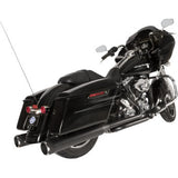 S&S Cycle El Dorado Dual Exhaust System - Black - Black Thruster
